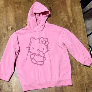 Hello Kitty Kids Hoodie in Soft Pink